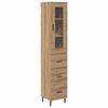 vidaXL Highboard Artisan Oak 34,5 x 34 x 180 &epsilon;&kappa;. &Epsilon;&pi;&epsilon;&xi;&epsilon;&rho;&gamma;&alpha;&sigma;&mu;έ&nu;&omicron; &Xi;ύ&lambda;&omicron;