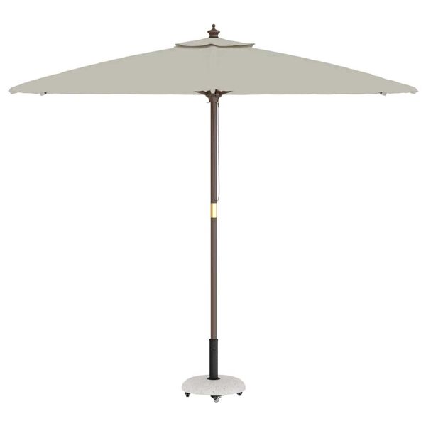 vidaXL Βάση ομπρέλας Άσπρο, Μαύρο 45 x 45 x 40 cm Σκυρόδεμα, Μέταλλο