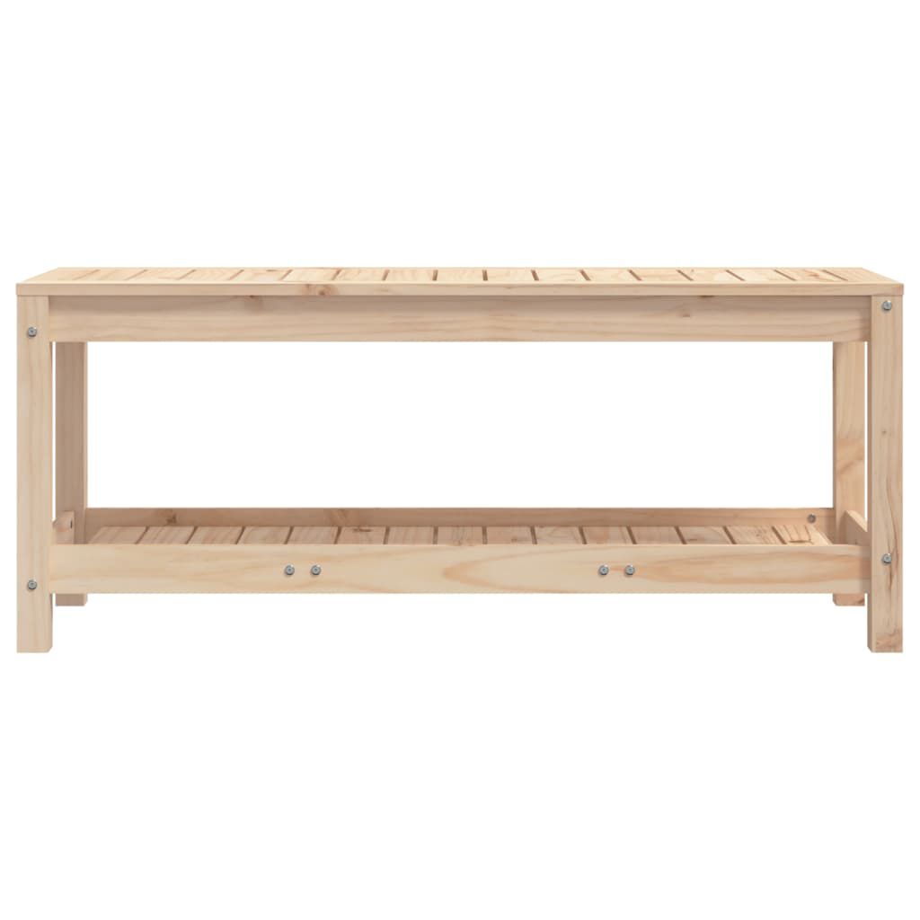 vidaXL Παγκάκι Κήπου 108 x 35 x 45 εκ. από Μασίφ Ξύλο Πεύκου
