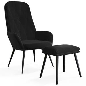 vidaXL &Pi;&omicron;&lambda;&upsilon;&theta;&rho;ό&nu;&alpha; Relax &mu;&epsilon; &Upsilon;&pi;&omicron;&pi;ό&delta;&iota;&omicron; &Mu;&alpha;ύ&rho;&eta; &Beta;&epsilon;&lambda;&omicron;ύ&delta;&iota;&nu;&eta;