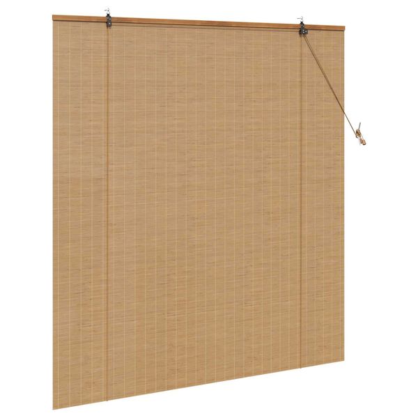 vidaXL Ρολά και Σκίες Παραθύρων Ανοιχτό καφέ 140 x 160 cm Μπαμπού