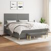vidaXL &Kappa;&rho;&epsilon;&beta;ά&tau;&iota; Boxspring &mu;&epsilon; &Sigma;&tau;&rho;ώ&mu;&alpha; &Sigma;&kappa;&omicron;ύ&rho;&omicron; &Gamma;&kappa;&rho;&iota; 180x200 &epsilon;&kappa; &Upsilon;&phi;&alpha;&sigma;&mu;ά&tau;&iota;&nu;
