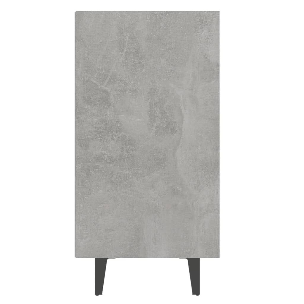 vidaXL Ραφιέρα Γκρι Σκυροδέματος 103,5 x 35 x 70 εκ. από Επεξεργ. Ξύλο