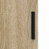 vidaXL Ντουλάπι Μπάνιου με ράφι με πόρτα Sonoma Δρυς 61 x 35 x 64 εκ.