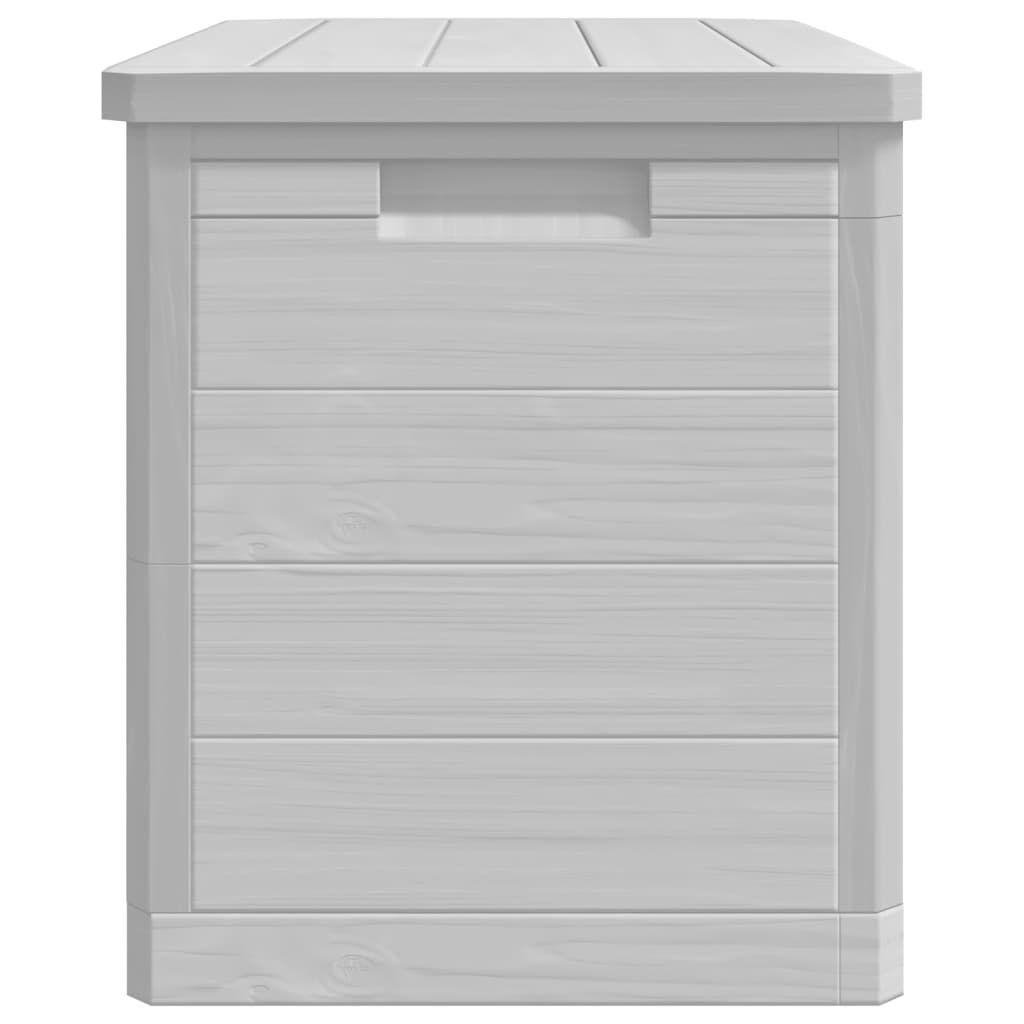 vidaXL Κουτί Μαξιλαριών Εξ Χώρου Γκρι 77,5x44,5x53εκ Πολυπροπυλένιο
