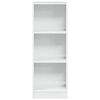 vidaXL Βιβλιοθήκη Γυαλιστερό Λευκό 40x24x109 εκ. Επεξεργασμένο Ξύλο