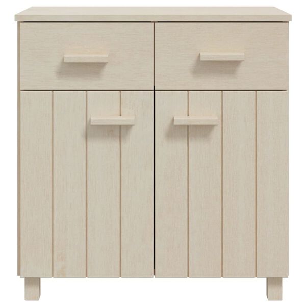 vidaXL Συρταριέρα HAMAR Καφέ Μελί 79 x 40 x 80 εκ. Μασίφ Ξύλο Πεύκου