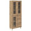 vidaXL Highboard Artisan Oak 69,5 x 34 x 180 &epsilon;&kappa;. &Epsilon;&pi;&epsilon;&xi;&epsilon;&rho;&gamma;&alpha;&sigma;&mu;έ&nu;&omicron; &Xi;ύ&lambda;&omicron;