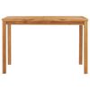 vidaXL Τραπεζαρία Κήπου 120 x 70 x 77 εκ. από Μασίφ Ξύλο Teak