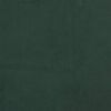 vidaXL Στρώμα με Pocket Springs Σκούρο Πράσινο 100x220x20 εκ Βελούδινο