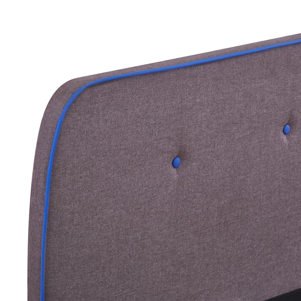 vidaXL Πλαίσιο Κρεβατιού Χρώμα Taupe 160 x 200 εκ. Υφασμάτινο