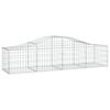 vidaXL Συρματοκιβώτια Τοξωτά 20 τεμ. 200x50x40/60 εκ. Γαλβαν. Ατσάλι