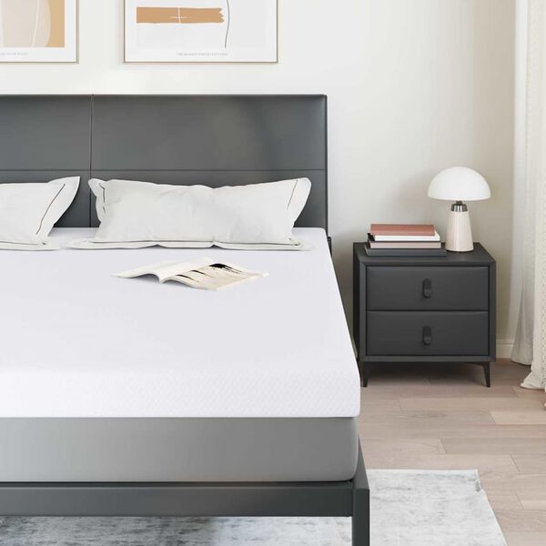 vidaXL &Sigma;&tau;&rho;ώ&mu;&alpha; &epsilon;&pi;&iota;&kappa;ά&lambda;&upsilon;&psi;&eta;&sigmaf; &Lambda;&epsilon;&upsilon;&kappa;ό 180 x 200 cm &Upsilon;&phi;&alpha;&sigma;&mu;&alpha; Jacquard