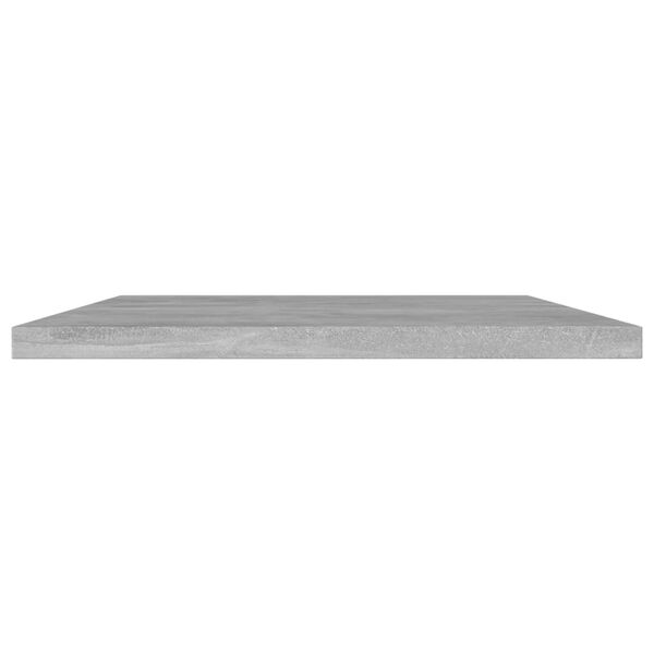 vidaXL Ράφια Βιβλιοθήκης 4 τεμ. Γκρι Σκυροδ. 60x20x1,5 εκ. Μοριοσανίδα