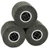 vidaXL Λειαντικοί Ρολοί 3 pcs Μαύρο 12 x 12 x 10 εκ. Συνθετικές ίνες