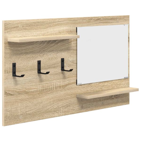 vidaXL Τοίχου Κρεμάστρα Sonoma Oak 90 x 10 x 50 εκ Επεξεργασμένο ξύλο