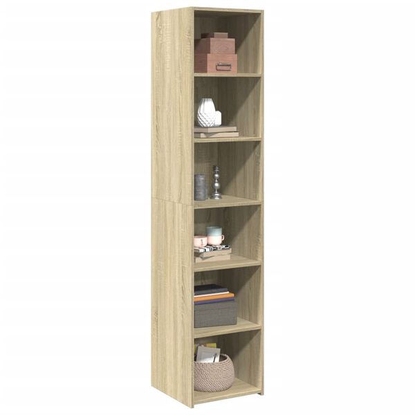 vidaXL Ντουλάπι Sonoma Δρυς 40x41x185 εκ. Επεξεργασμένο Ξύλο
