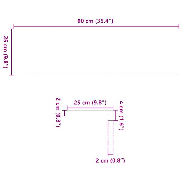 vidaXL Πατάκια Σκάλας 20 τεμ. Ανοιχτό Καφέ 90x25x2 cm Ξύλο Δρυός