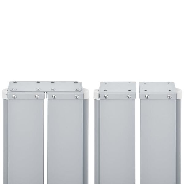 vidaXL Σκίαστρο Πλαϊνό Συρόμενο Μαύρο 140 x 600 εκ.