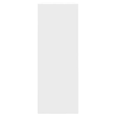vidaXL Παπουτσοθήκη Λευκή 80x21x57 εκ. από Επεξεργασμένο Ξύλο