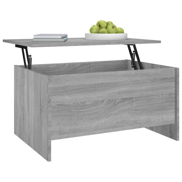 vidaXL Τραπεζάκι Σαλονιού Γκρι Sonoma 80x55,5x41,5 εκ. Επεξεργ. Ξύλο