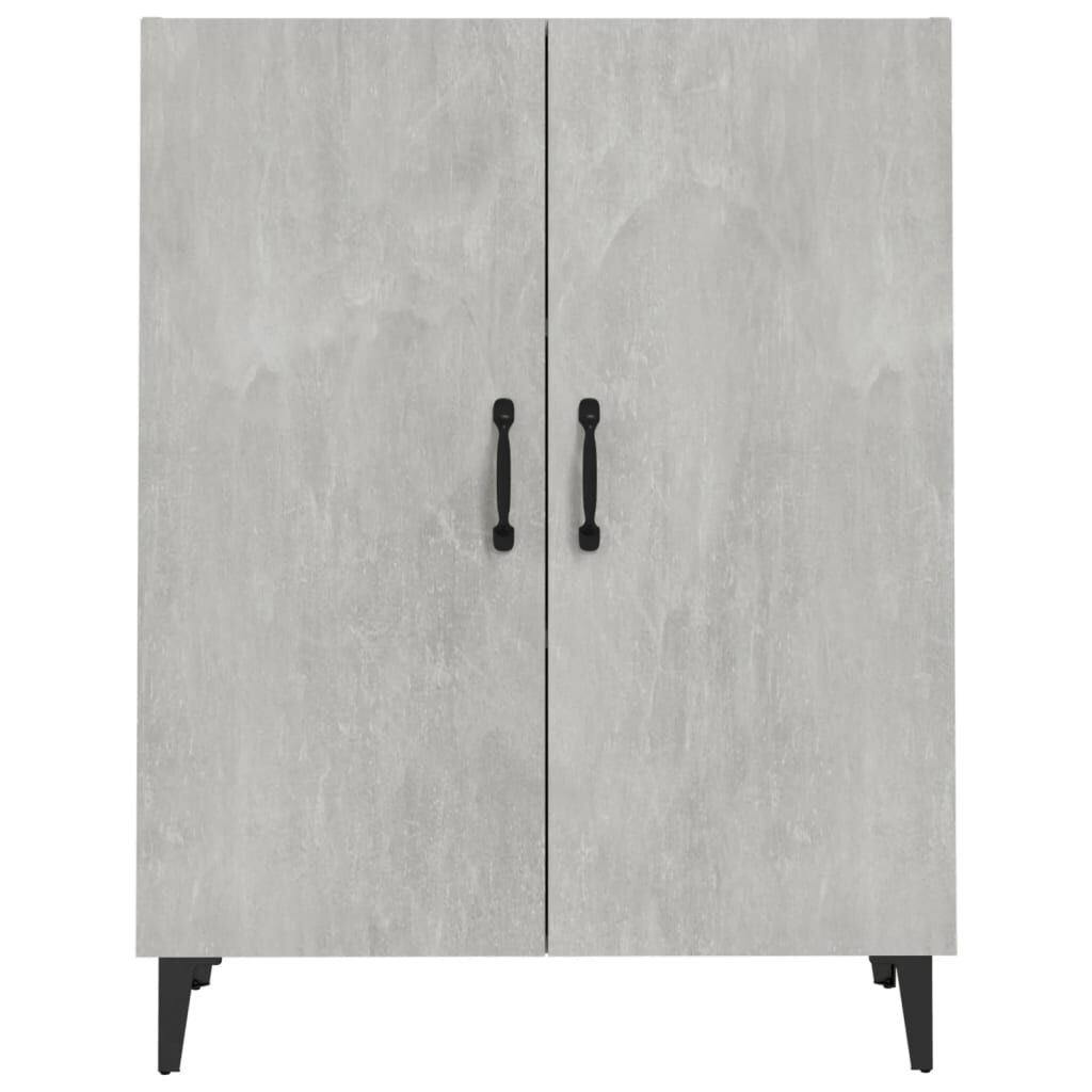 vidaXL Ντουλάπι Γκρι Σκυροδέματος 70 x 34 x 90εκ. Επεξεργασμένο Ξύλο