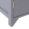 vidaXL Ντουλάπι Μπάνιου Γκρι 46x24x116 εκ. από Ξύλο Παυλώνιας
