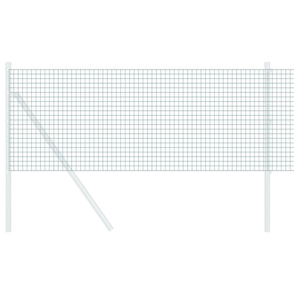 vidaXL Συγκολλητός φράχτης από σύρμα Πράσινο 0.8 x 100 μ Ατσάλι