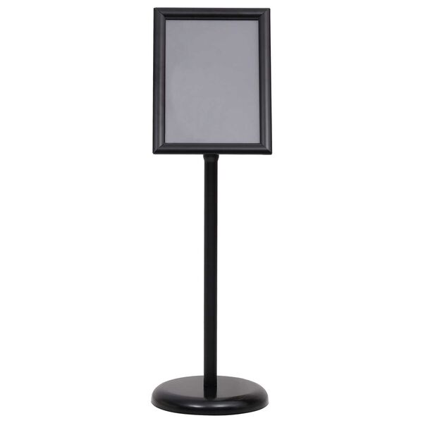vidaXL Βάσεις Αφισών 2 pcs Μαύρο 32.5x 24 x 78 εκ Κράμα Αλουμινίου