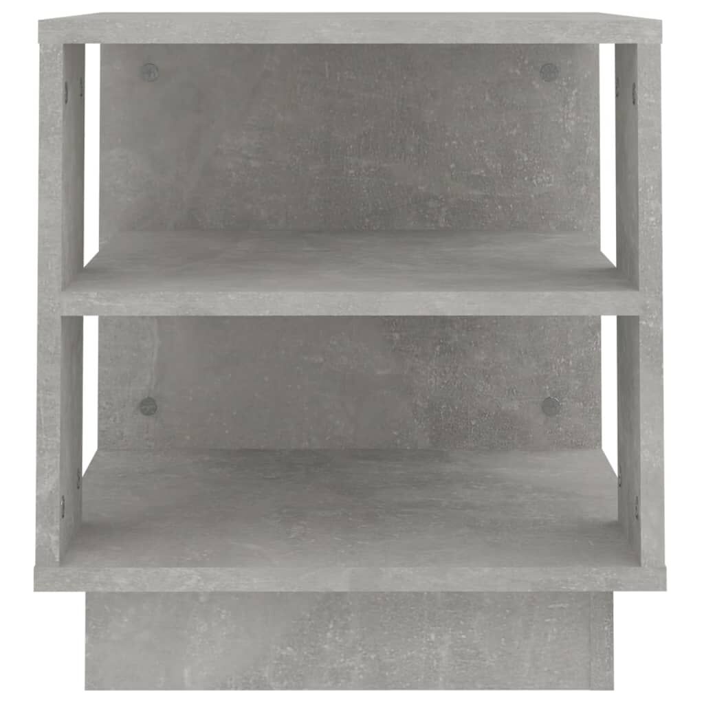 vidaXL Τραπεζάκι Σαλονιού Γκρι Σκυρ. 40x40x43 εκ. Επεξεργασμένο Ξύλο