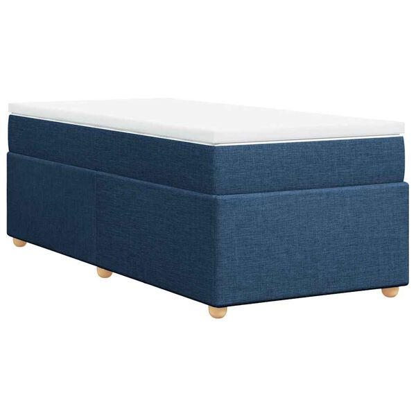 vidaXL &Kappa;&rho;&epsilon;&beta;ά&tau;&iota; Boxspring &mu;&epsilon; &Sigma;&tau;&rho;ώ&mu;&alpha; &Mu;&pi;&lambda;&epsilon; 100 x 200 &epsilon;&kappa;. &Upsilon;&phi;&alpha;&sigma;&mu;ά&tau;&iota;&nu;&omicron;