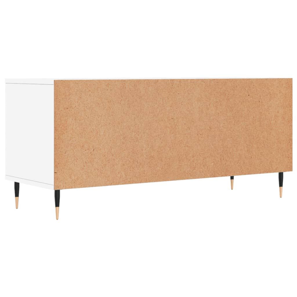 vidaXL Έπιπλο Τηλεόρασης Λευκό 100x34,5x44,5 εκ. Επεξεργασμένο Ξύλο