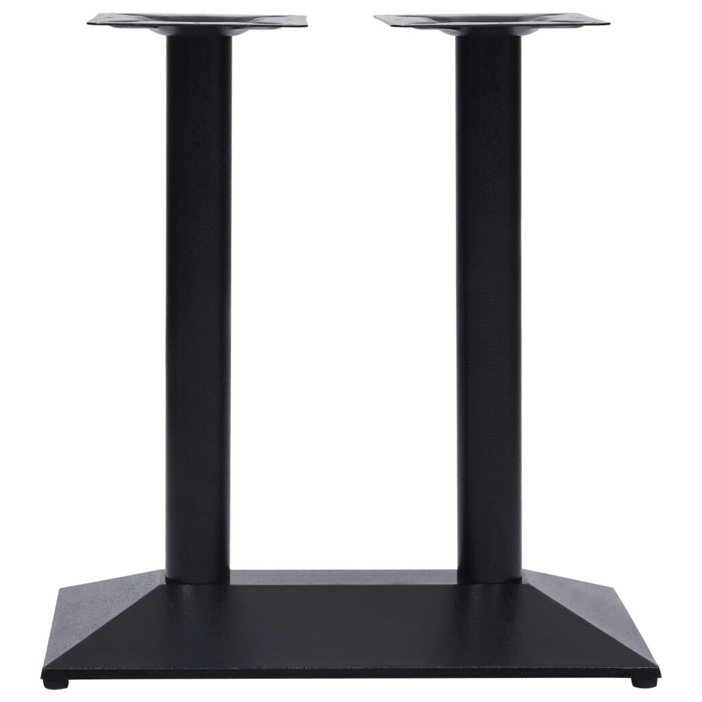 vidaXL Πόδι Τραπεζιού Bistro Μαύρο 70x40x72 εκ. από Χυτοσίδηρο