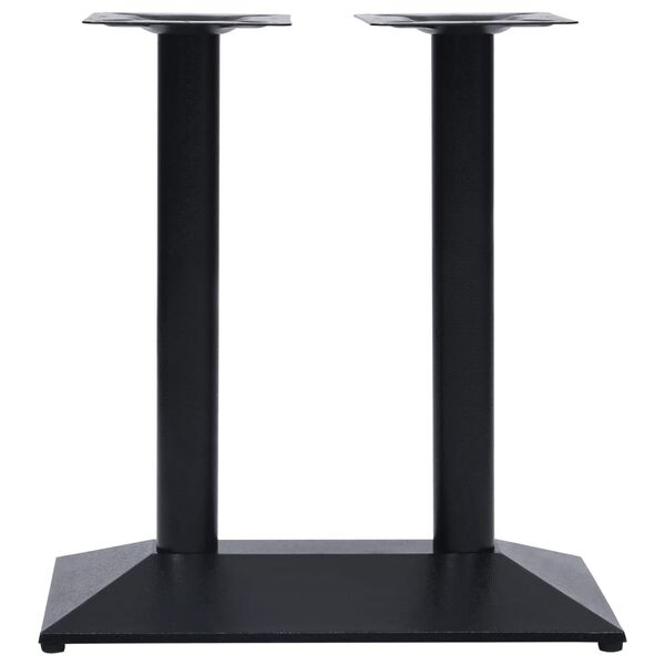 vidaXL Πόδι Τραπεζιού Bistro Μαύρο 70x40x72 εκ. από Χυτοσίδηρο