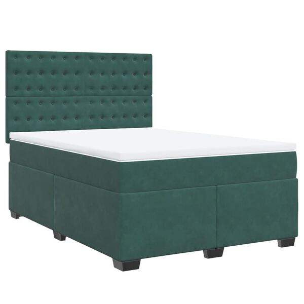 vidaXL &Kappa;&rho;&epsilon;&beta;ά&tau;&iota; Boxspring &mu;&epsilon; &Sigma;&tau;&rho;ώ&mu;&alpha; &Sigma;&kappa;&omicron;ύ&rho;&omicron; &Pi;&rho;ά&sigma;&iota;&nu;&omicron; 160x200&epsilon;&kappa;. &Beta;&epsilon;&lambda;&omicron;ύ&delta;&iota;&nu;&omicron;