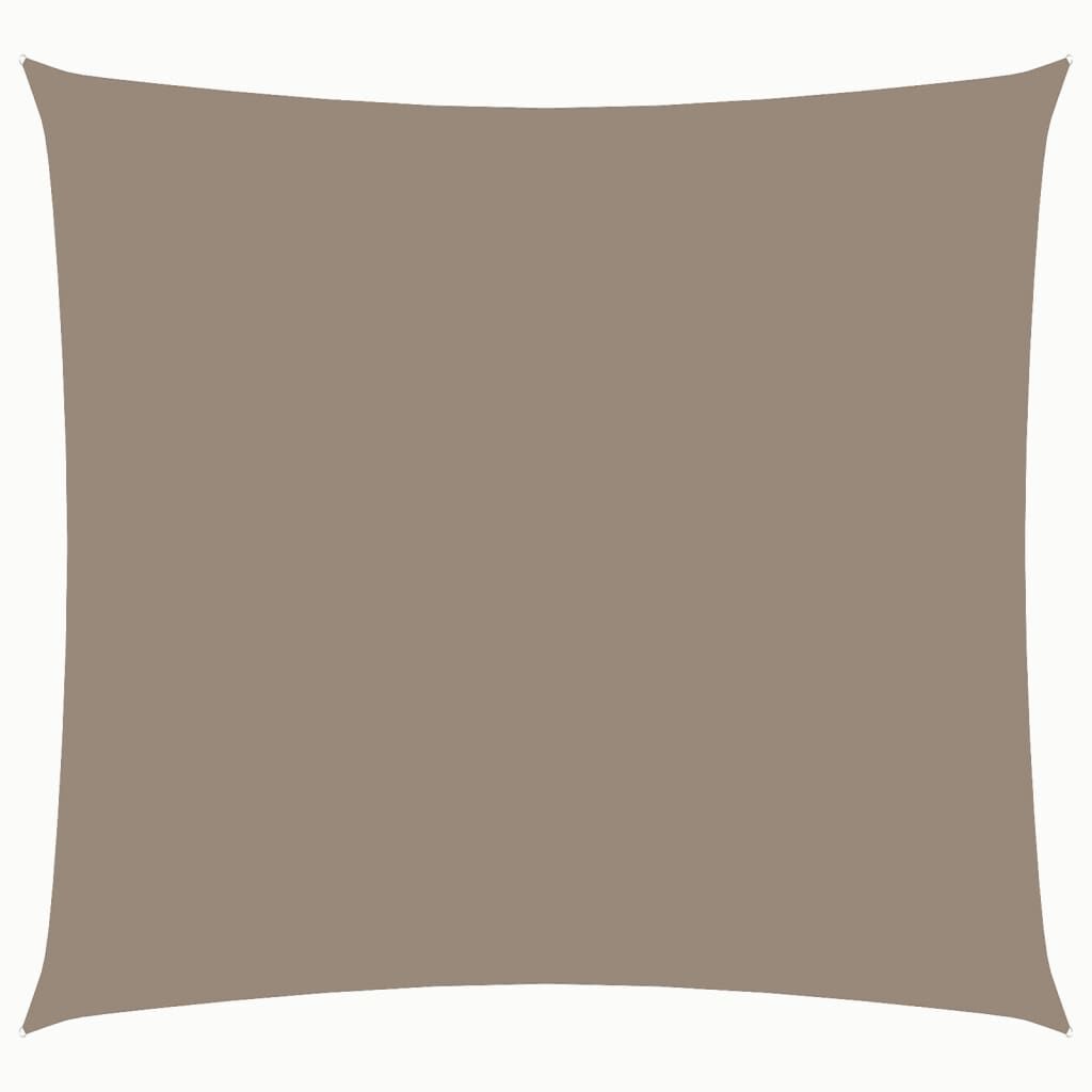 vidaXL Πανί Σκίασης Τετράγωνο Taupe 2 x 2 μ. από Ύφασμα Oxford