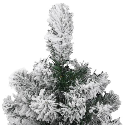 vidaXL Χριστουγεννιάτικο Δέντρο Τεχνητό Αρθρωτό με Χιόνι 120 εκ.