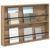 vidaXL &Rho;ά&phi;&iota; &Pi;&epsilon;&rho;&iota;&omicron;&delta;&iota;&kappa;ώ&nu; Artisan Oak 100 x 12 x 70 &epsilon;&kappa; &Epsilon;&pi;&epsilon;&xi;&epsilon;&rho;&gamma;&alpha;&sigma;&mu;έ&nu;&omicron; &xi;ύ&lambda;&omicron;