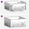 vidaXL Φωτιά Καφέ 60 x 60 x 30 cm Ατσάλι σκληρυθέν στον αέρα