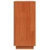 vidaXL Πλαϊνό γραφείο Καφέ 111 x 34 x 75 εκ. Μασίφ ξύλο πεύκου