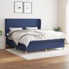 vidaXL &Kappa;&rho;&epsilon;&beta;ά&tau;&iota; Boxspring &mu;&epsilon; &Sigma;&tau;&rho;ώ&mu;&alpha; &Mu;&pi;&lambda;&epsilon; 160x200 &epsilon;&kappa;. &Upsilon;&phi;&alpha;&sigma;&mu;ά&tau;&iota;&nu;&omicron;