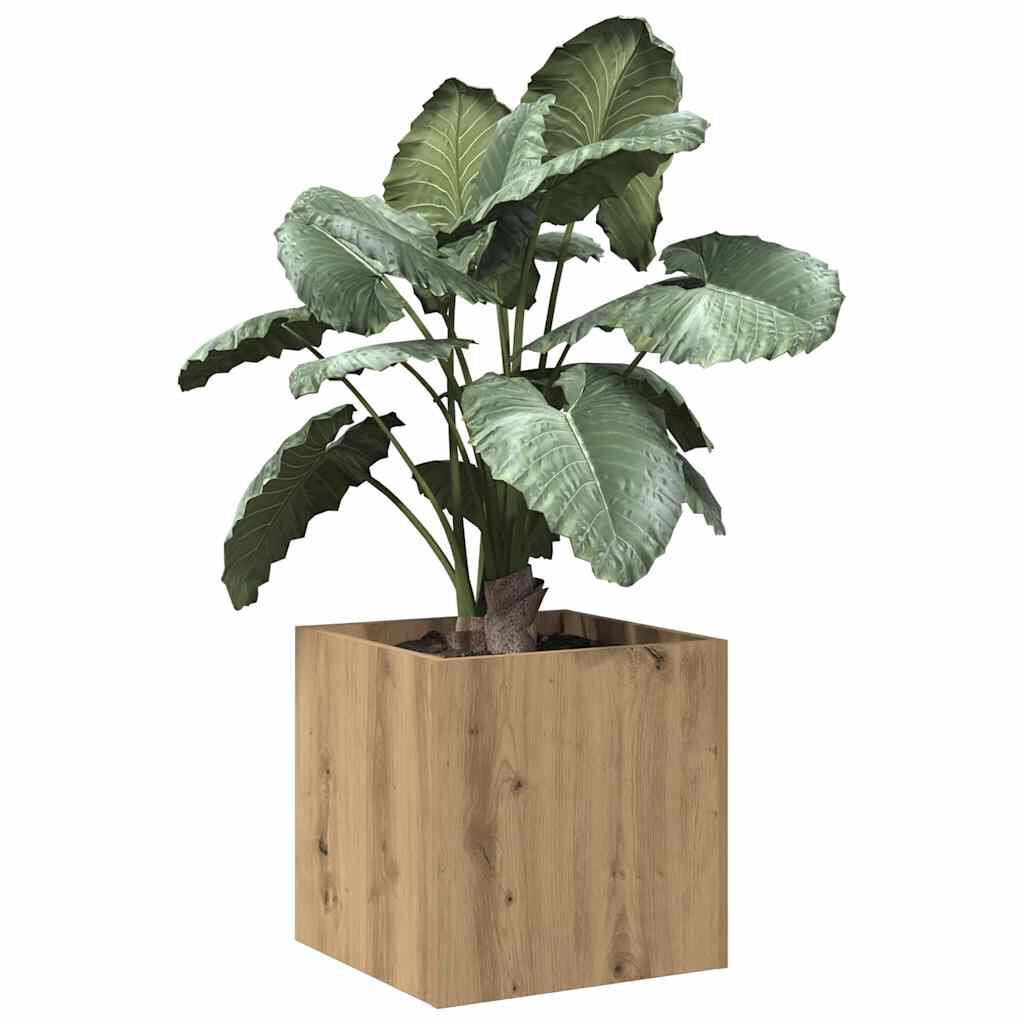 vidaXL Κουτί γλάστρας Artisan Oak 40x40x40 cm Κατασκευασμένο ξύλο