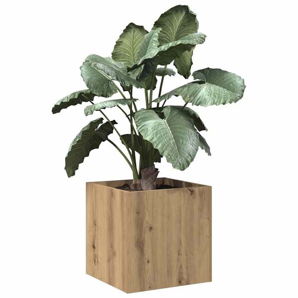 vidaXL Κουτί γλάστρας Artisan Oak 40x40x40 cm Κατασκευασμένο ξύλο