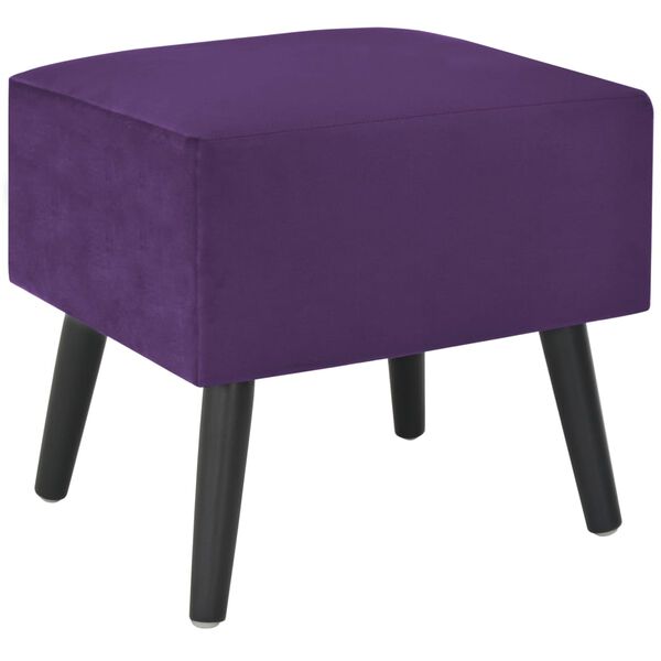 vidaXL Κομοδίνα 2 τεμ. Σκούρο Μοβ 40 x 35 x 40 εκ. Βελούδινα