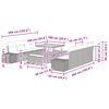 vidaXL Σετ Καναπέ Κήπου με μαξιλάρι 11 pcs Μαύρο 100 x 100 x 71 cm