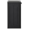 vidaXL Ντουλάπι Αποθήκευσης Κήπου Μαύρο 65x45x88 εκ. από Ρατάν PP