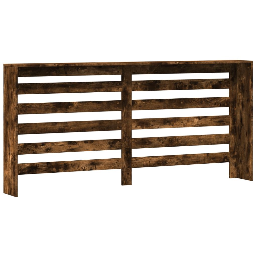 vidaXL Κάλυμμα Καλοριφέρ Καπνιστή Δρυς 175x20x82εκ. Επεξεργασμένο Ξύλο