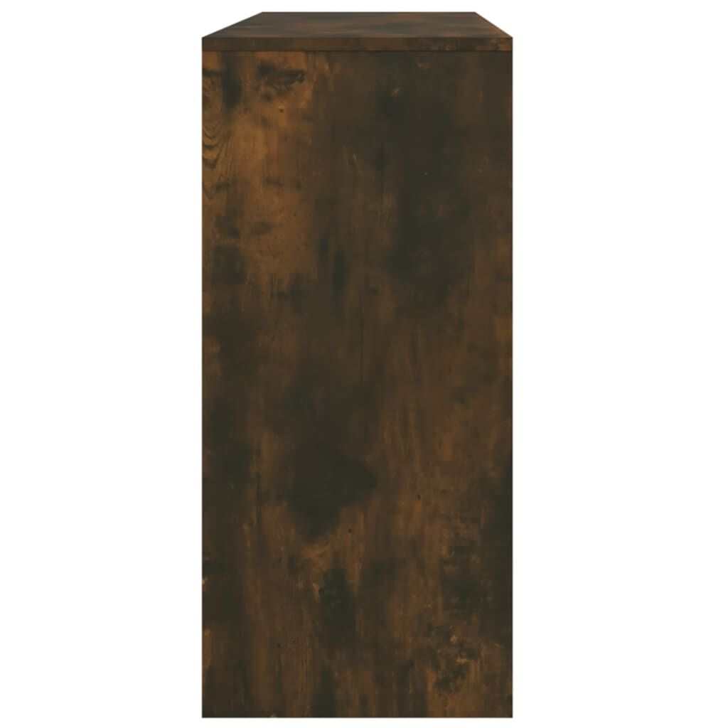 vidaXL Τραπέζι Κονσόλα Καπνιστή Δρυς 100x35x76,5 εκ. Επεξ. Ξύλο