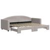 vidaXL &Kappa;&alpha;&nu;&alpha;&pi;έ&sigmaf; &Kappa;&rho;&epsilon;&beta;ά&tau;&iota; &Sigma;&upsilon;&rho;ό&mu;&epsilon;&nu;&omicron;&sigmaf; Taupe 80 x 200 &epsilon;&kappa;. &Upsilon;&phi;&alpha;&sigma;&mu;ά&tau;&iota;&nu;&omicron;&sigmaf;