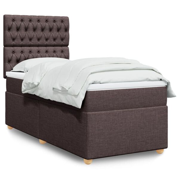 vidaXL &Kappa;&rho;&epsilon;&beta;ά&tau;&iota; Boxspring &mu;&epsilon; &Sigma;&tau;&rho;ώ&mu;&alpha; &Sigma;&kappa;&omicron;ύ&rho;&omicron; &Kappa;&alpha;&phi;έ 80x200 &epsilon;&kappa;. &Upsilon;&phi;&alpha;&sigma;&mu;ά&tau;&iota;&nu;&omicron;
